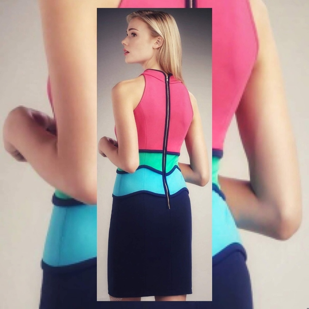 Lilly Pulitzer color block dress size M